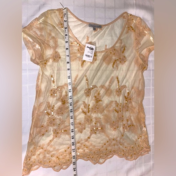 Charlotte Russe lace shirt size large vintage woman’s - Picture 2 of 4